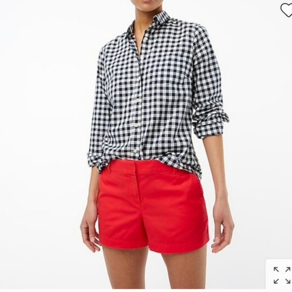 J. Crew Pants - J CREW Classic Chino  Red Shorts SIZE 4